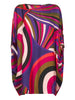 Pucci Abstract-pattern print cape dress