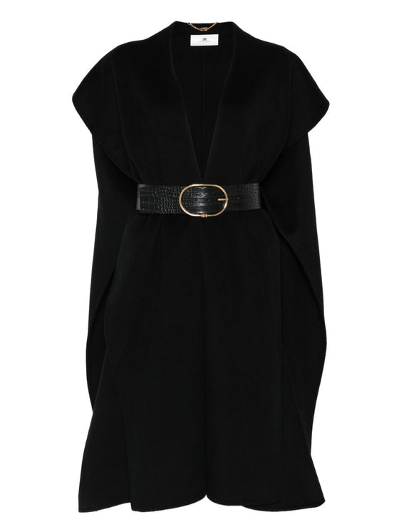Elisabetta Franchi Coats Black