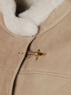 Fay Leather shealing cape
