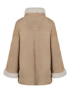 Fay Leather shealing cape