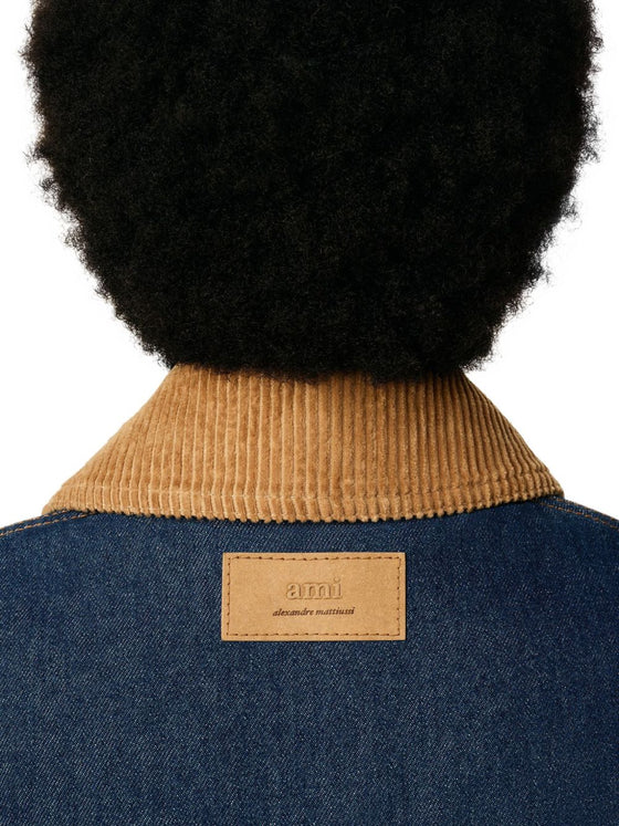 Ami Paris Coats Blue