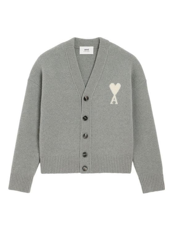 Ami Paris Sweaters Grey
