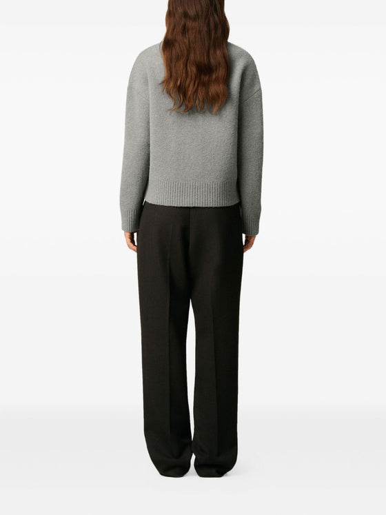 Ami Paris Sweaters Grey