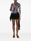 Pucci Abstract-print mesh top