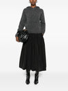 Susanne Bommer Cotton-Blend Midi Skirt