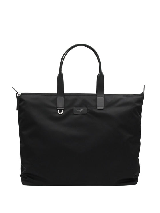 Dolce & Gabbana Adamo nylon and leather tote bag