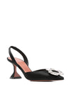 Amina Muaddi With Heel Black