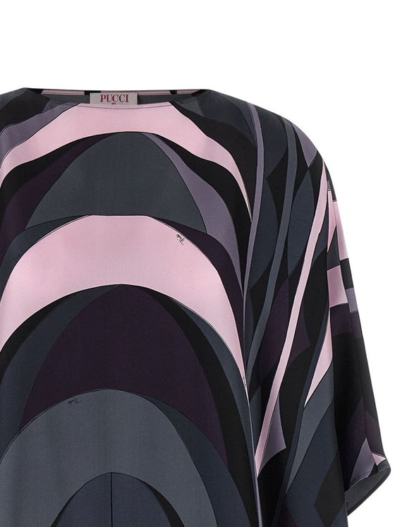 Pucci Iride print maxi kaftan