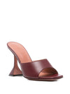 Amina Muaddi Sandals Bordeaux