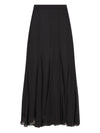 Chloé Ruffled flared maxi skirt