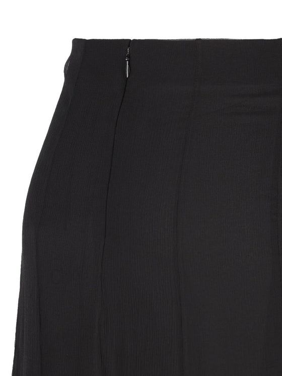 Chloé Ruffled flared maxi skirt