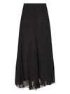 Chloé Ruffled flared maxi skirt