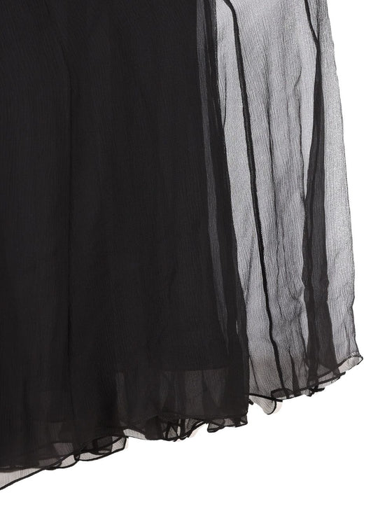 Chloé Ruffled flared maxi skirt