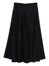 Susanne Bommer A-line design Cotton midi skirt