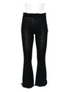 Balenciaga Ruffled Trim Flared Trousers