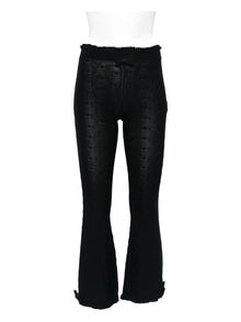  Balenciaga Ruffled Trim Flared Trousers