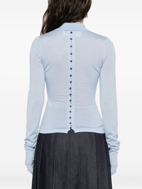 JACQUEMUS T-shirts and Polos Clear Blue