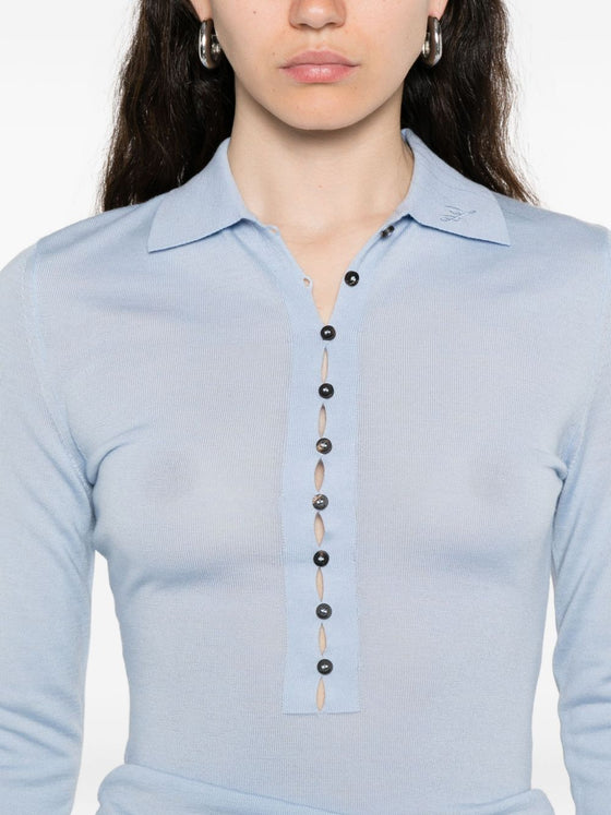 JACQUEMUS T-shirts and Polos Clear Blue