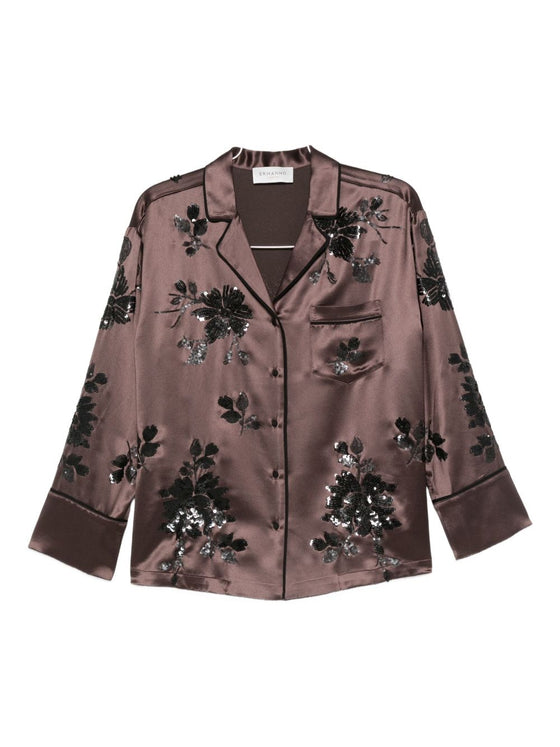 ERMANNO FIRENZE Shirts Brown