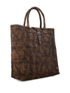 Emporio Armani New York dappled leather shopper bag