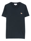 Maison Kitsuné Embroidered-logo t-shirt