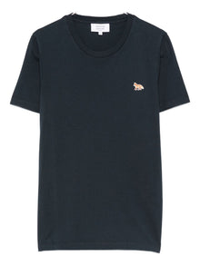  Maison Kitsuné Embroidered-logo t-shirt