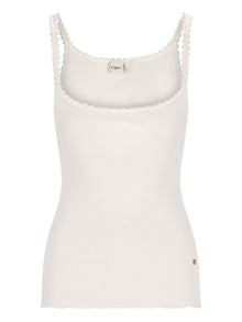  Chloé Scalloped-edge tank top