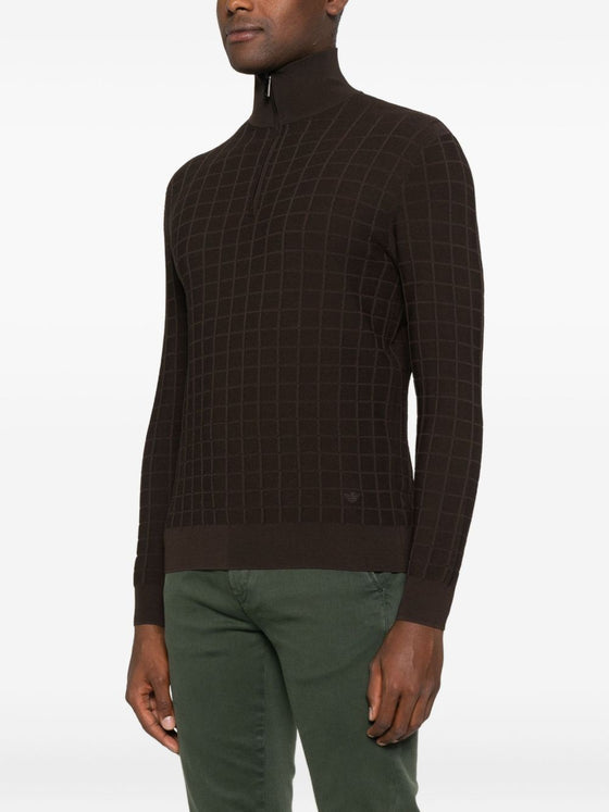 Emporio Armani Sweaters Brown
