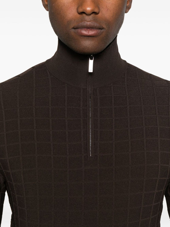 Emporio Armani Sweaters Brown