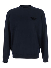  Emporio Armani Sweaters Blue