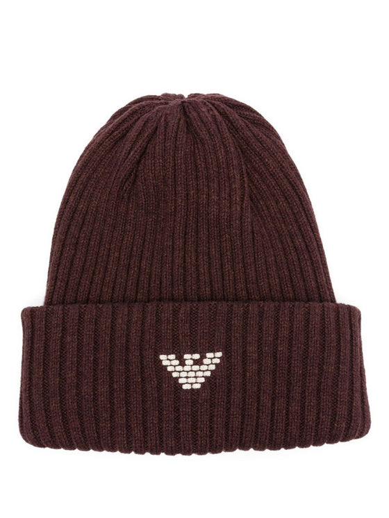 Emporio Armani Hats Bordeaux
