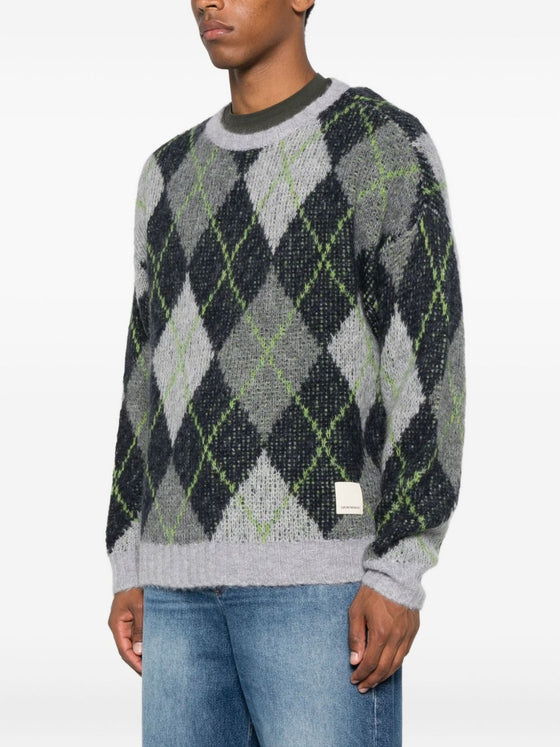 Emporio Armani Sweaters Blue