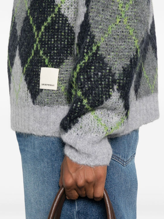 Emporio Armani Sweaters Blue