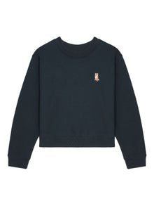  Maison Kitsuné Fox-embroidered sweatshirt