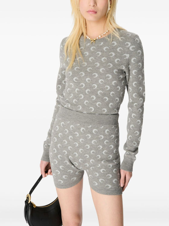 MARINE SERRE Sweaters Light Grey