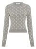 MARINE SERRE Sweaters Light Grey