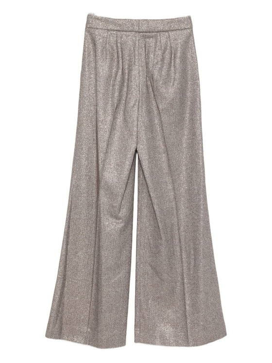 Via Masini 80 Trousers Brown