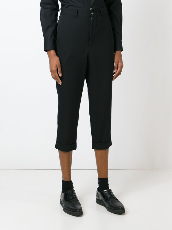 Comme Comme Trousers Black