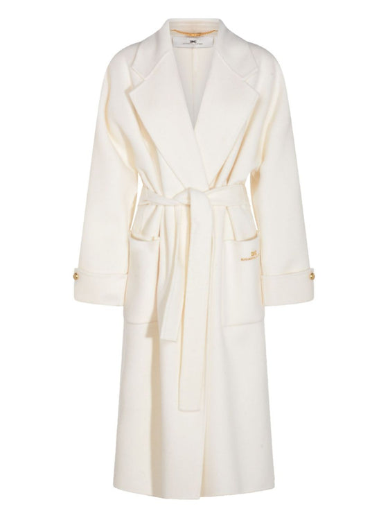 Elisabetta Franchi Coats White