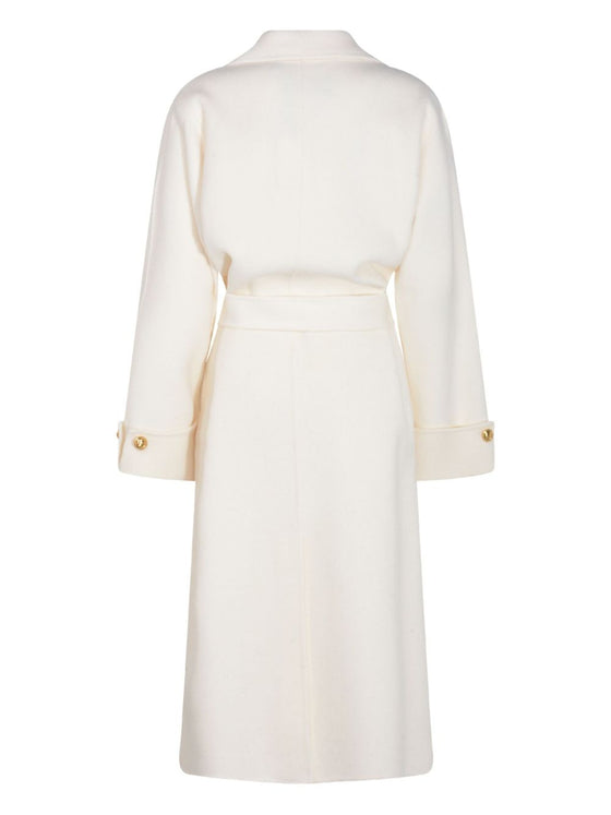 Elisabetta Franchi Coats White