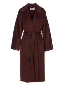  Elisabetta Franchi Coats Brown