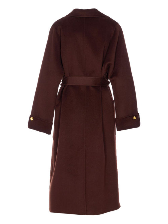 Elisabetta Franchi Coats Brown