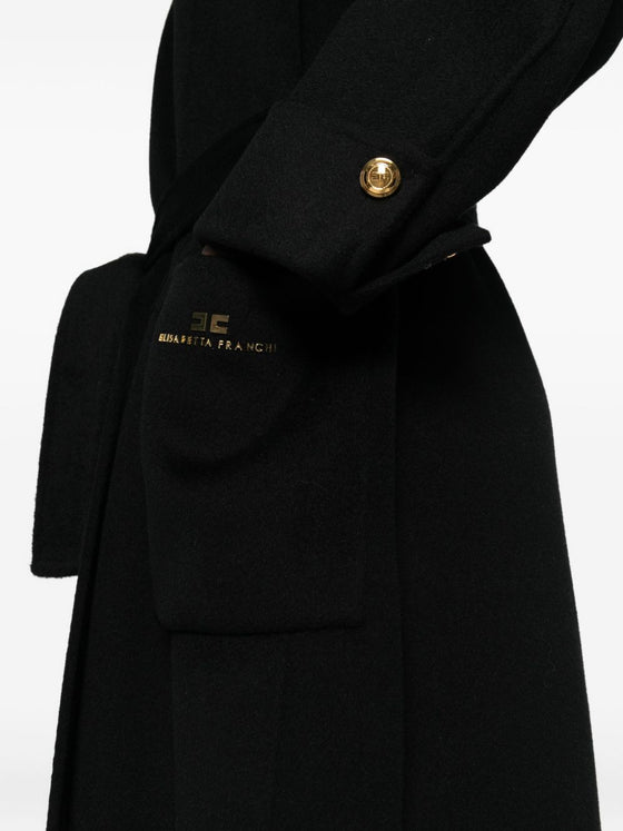 Elisabetta Franchi Coats Black