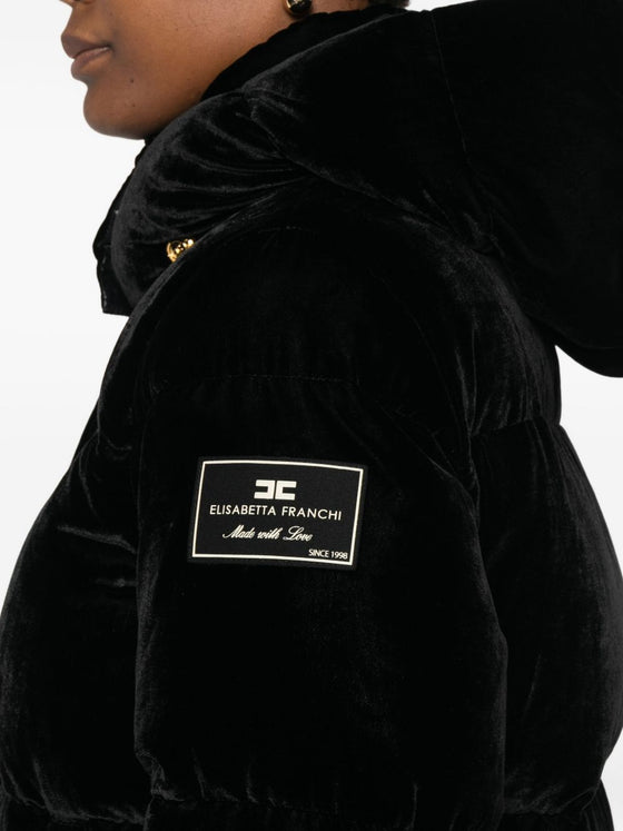 Elisabetta Franchi Coats Black