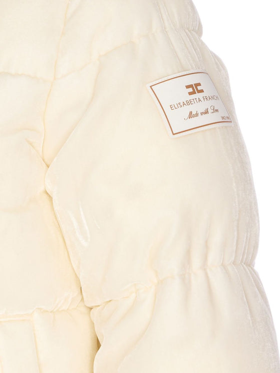Elisabetta Franchi Coats White