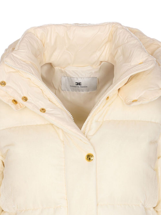 Elisabetta Franchi Coats White