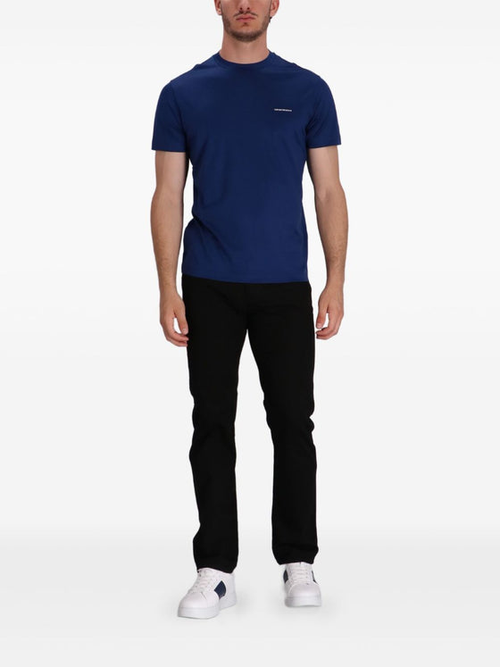 Emporio Armani T-shirts and Polos Clear Blue
