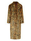 Stand Studio Animal-print faux-fur coat