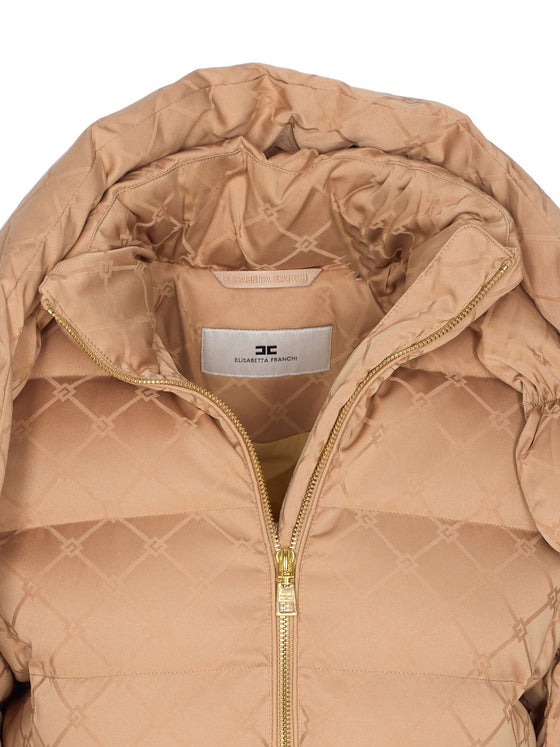 Elisabetta Franchi Coats Beige