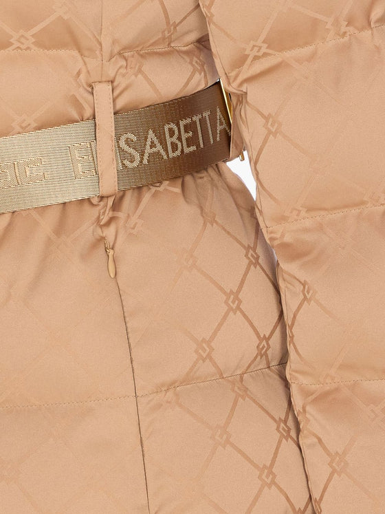 Elisabetta Franchi Coats Beige